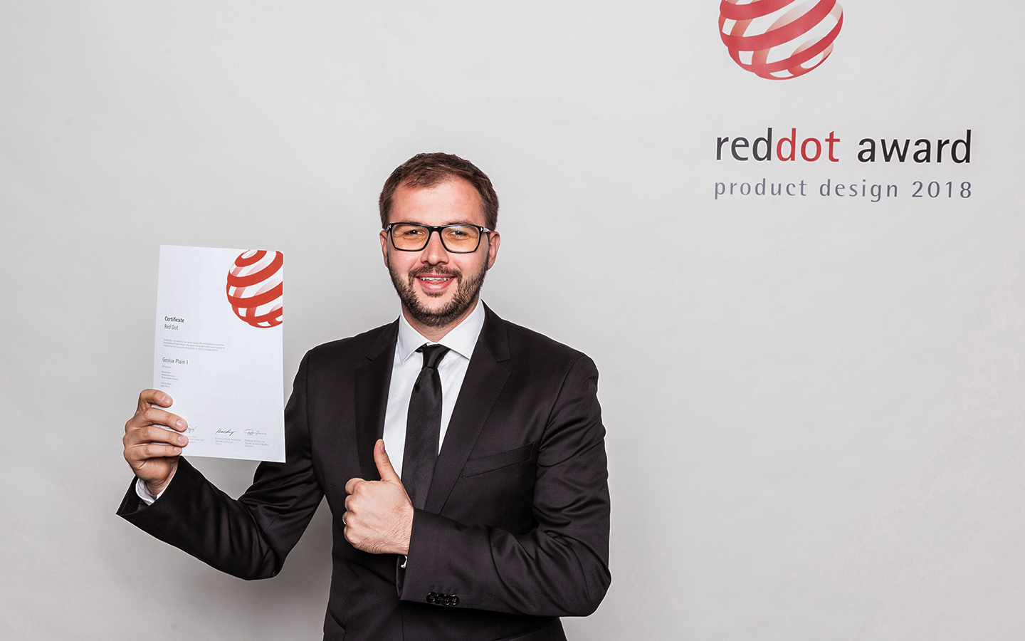We received the Red Dot award!
